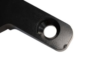 Jeep Wrangler Jack Mount - Hood - Fishbone Offroad - Hood Mounted Hi-Lift - Black textured powder coat - `07-`18